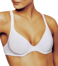 Comfortable Curves Stretch Foam Hidden Underwire Bra